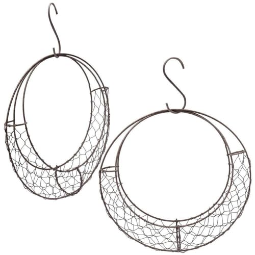 Panier de fleurs d'intérieur suspendu lune, idée cadeau décoration maison - 3