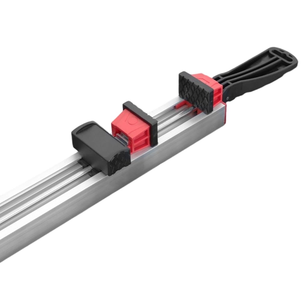 Udsknv[Ksl As Shown For Flip Saw Compatible 40Cm Wood Board Clamp- Cutting Guide Ruler With Fixing Clip Included B