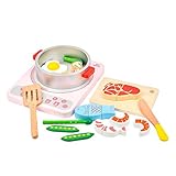 QIANG Küchenspielzeug Set, Küchenutensilien, Spielzeug Küchenzubehör, Simulation Küche Induktion Herdkocher Kochen Spielzeug Set Mädchen Junge Lernen