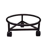 WQISON Basis Shelf Roller Universal-Rad-Behälter Flowerpot Regal Eimer Wasser Fach Multifunktionale Removable Regal D30cm Stilvoll und schön