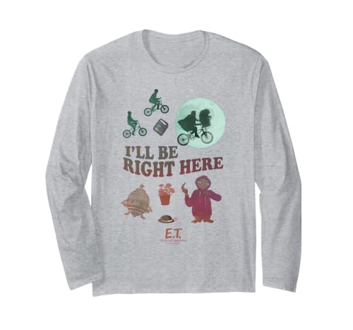 Image of E.T. I'll Be Right Here Collage Long Sleeve T-Shirt