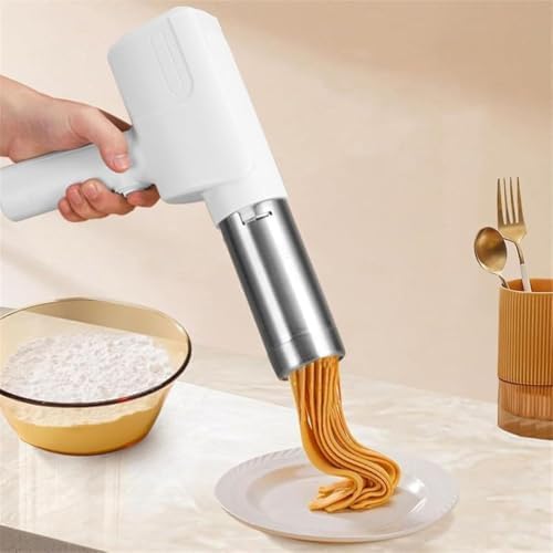 5-in-1 Electric Noodle Maker - Automatic Pasta & Sausage Machine with Multiple Molds for Easy Homemade Noodles, Perfect for Family Meals and Cooking Enthusiasts