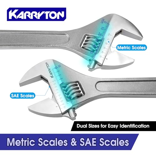 Image of 18 inch Inch Adjustable Wrench, 2-1 /4 inch(57mm) Max Jaw Opening