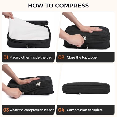 Image of BAGAIL 14 Set Compression Packing Cubes