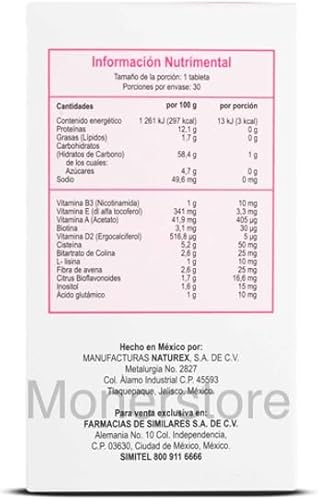 Miniatura 2 de Gelasimi Antioxidantes Aminoácidos (30caps) Suplemento para Cabello y Uñas