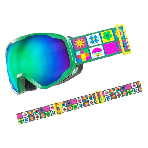 Gafas de esquí para niños y adolescentes de doble capa anti niebla
