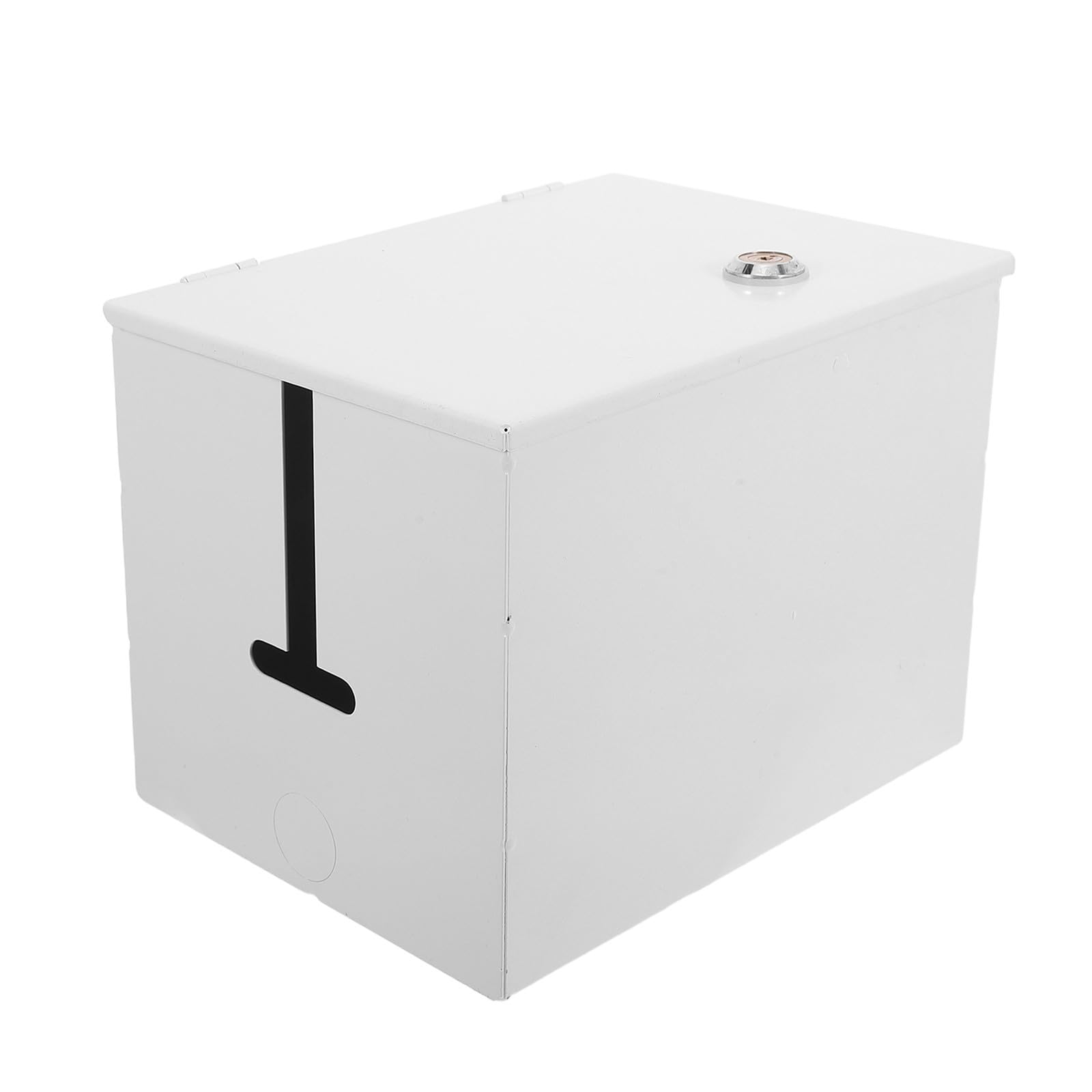 COHEALI Eiserner Schirmförmiger Steckdosenschutz mit Schloss und Emaillierter Oberfläche 20x15,5x15cm Schützt Steckdosen im Außenbereich und Badezimmer vor Stößen und Bewegung