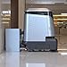 Commercial Floor Cleaning Robot with Automatic Sweeping and Mopping, Industrial Robotic Floor Scrubber for Shopping Mall Office Hotel Warehouse School Large Area Cleaning