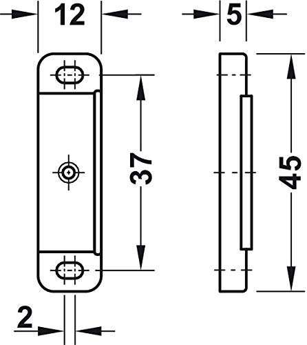 Loquets Magnétiques Push-Open - Fermetures Magnétiques Pour Portes Facile A Ouvrir 10 Pieces 92023622