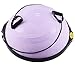 Z ZELUS Palla Equilibrio Ø 64cm Balance Board Mezza Sfera Cupola Balance Ball con Cinghie Laterali e Pompa Attrezzatura per Fitness Yoga con Sfera Grigia da 65 cm (Viola)