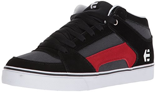 Etnies Men's RVM Skate Shoe, Black/Charcoal/red, 12 Medium US