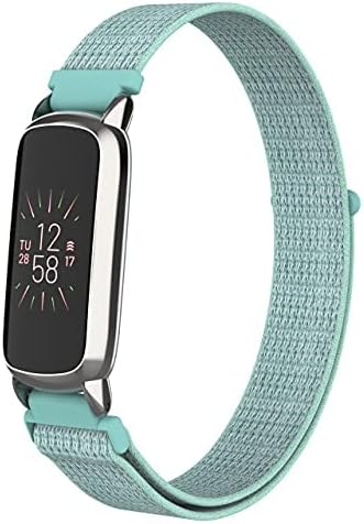 Watch Band Strap for Fitbit Luxe Fitness Tracker,Soft Elastic Nylon Wristband Adjustable Size 5.9"-8.5"