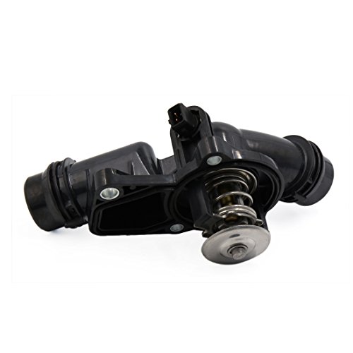 Uxcell New Black Thermostat Housing Assembly W Sensor 11531437040 For Bmw 328I 1999-2000 328Ci 528I X5 Z3 #TOP1