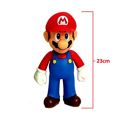 Boneco Super Mario Bros Articulado Collection 23cm Pvc