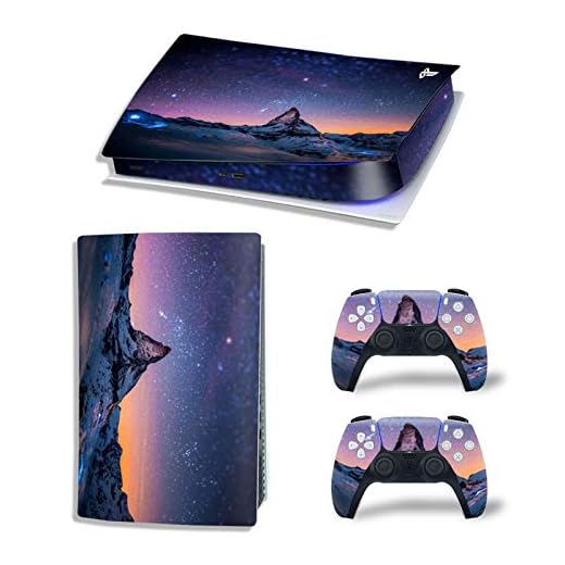 För PS5 vinyl klistermärke, vinyl hud klistermärke dekal omslag för PS5 Digital Edition för PlayStation 5 spel,Purple