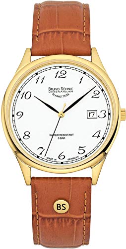 Montre-Bracelet pour hommes Bruno Söhnle Momento III boîtier acier et cadran noir