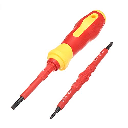1 Set Arancione Isolamento Elettricista Penna Cacciavite Kit Multifunzionale Automatico Wire Stripper Pinza Strumenti