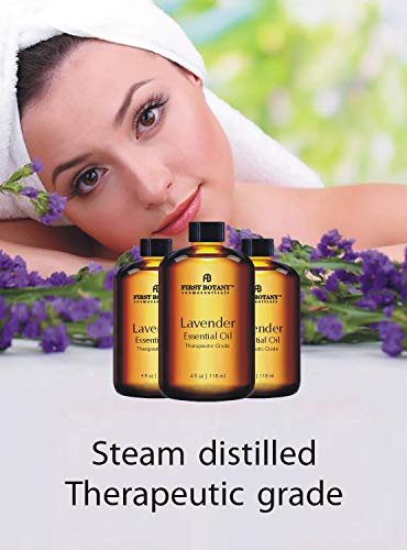 First Botany Cosmeceuticals Lavender Oil with a Glass Dropper, 4 oz (Natural Isolates)