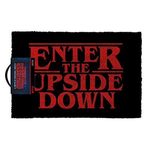 Pyramid International Felpudo Stranger Things Enter The Upside Down Door Mat, Multicolor, 60x40x1.5 cm