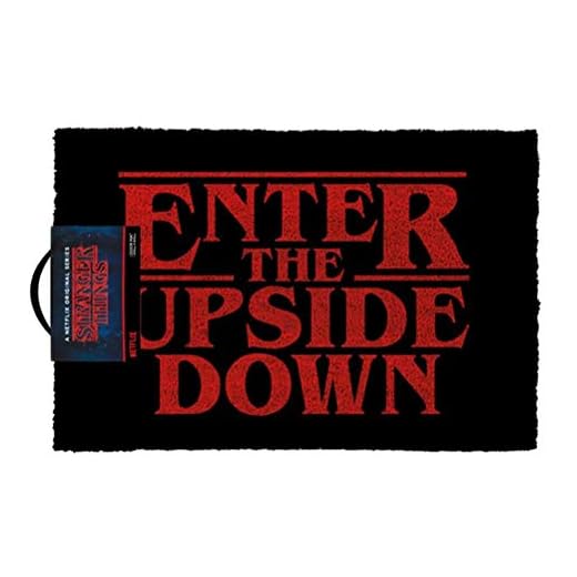 Pyramid International Felpudo Stranger Things Enter The Upside Down Door Mat, Multicolor, 60x40x1.5 cm