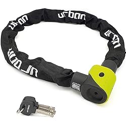Candado Homologado Patinete URBAN 10K120 Cadena Antirrobo Alta Seguridad Homologado Art3, Ø10, 120Cm, Multicolor, 120 cm