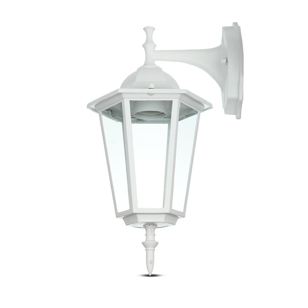 Portalampada da Giardino Wall Light E27 da Muro Bianca
