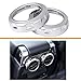 TULIN Plastic Rear Air Outlet Vent Ring Chrome Trim Cover Stickers Car Styling Parts for Discovery 4 2009-2016 for Discovery 3 for Range Rover Sport 2005-2013
