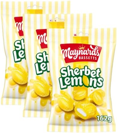 Bassetts Sherbert Lemons 162g (3 Pack)