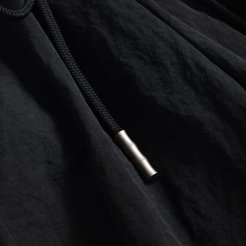 Women's Casual Girdling Lace Up Striped Wide Leg Sports Loose Pants4