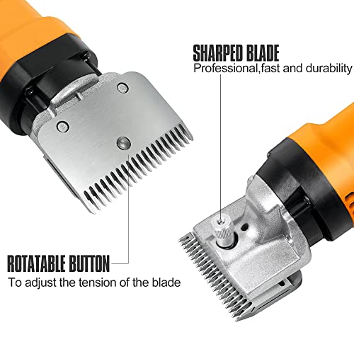 550W Horse Clippers, Professional Electric Grooming Kit For Horses Equine Goat Pony Cattle And Large Thick Coat Animals, Farm Livestock Animal Clippers #TOP1