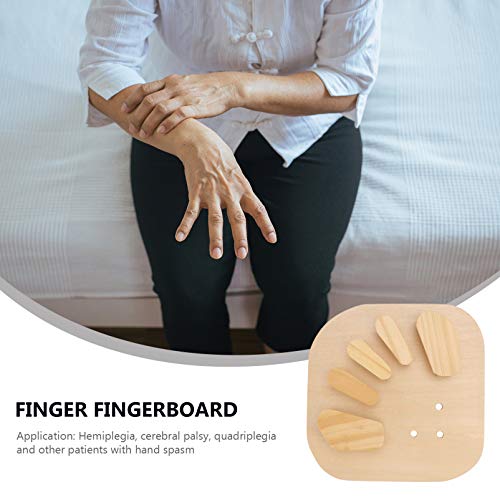 Lurrose Tala de Dedo Escala de Dedo de Madeira Recuperação de Dedo Tala de Maca Reabilitação de Acid