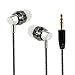 Produktbild OPAKY In Ear Stereo Ohrhörer Kopfhörer für Handy mit Mikrofon & Knopf & Lautstärke Kontrolle Stereo Ohrhörer Noise Cancelling Audio Bass Stereo  (Schwarz)