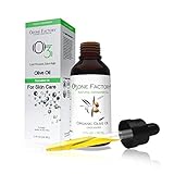 Ozone Factory Ozonated Olive Oil for Skin Care, Effective Skin Moisturizer (60 ml / 2 oz)
