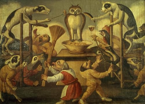 Toile murale abstraite de hibou pour décoration de salon moderne 60x90