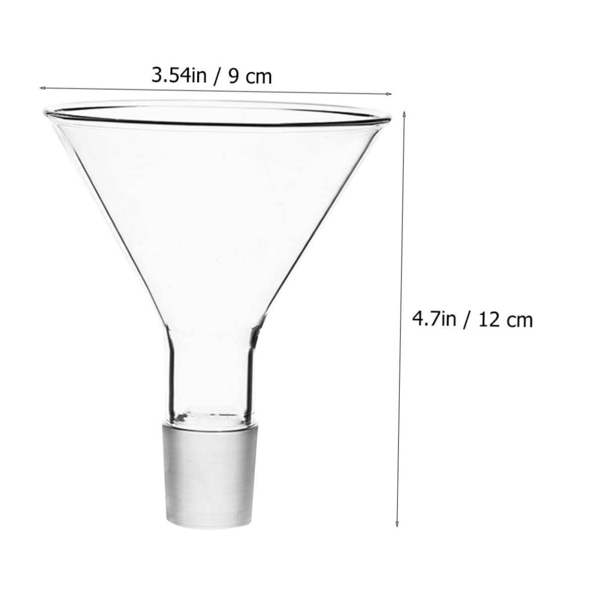 iplusmile 3piezas Embudo Para Laboratorio Embudo De Filtración Analítico De Alta Resistencia Química y Térmica Para Experimentos Laboratorios