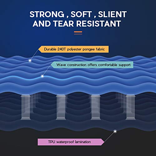 Hikenture Double Sleeping Pad For Camping, Extra Thick 3.75In Camping Mattress 2 Person, Self Inflating Camping Pad, Inflatable Camping Sleeping Mat For Backpacking, Hiking (Large) #TOP5