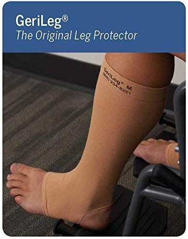 Prevent Products, Inc Elderly Leg Skin Protector, Thin Skin Tear & Bruise Protective Geri-Sleeves for Legs - Made in USA -One Pair per Pack (Medium/Beige) - Image 5