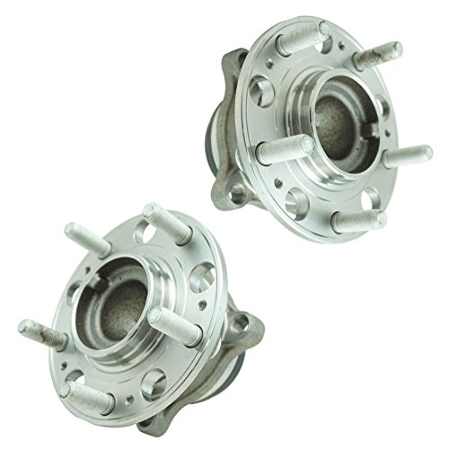 TRQ 2 Piece Front Wheel Bearing & Hub Assembly Set Compatible with 2010-2016 Hyundai Genesis Coupe