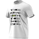 bequem adidas Herren Dist Fnt T-Shirt, White/Black, M