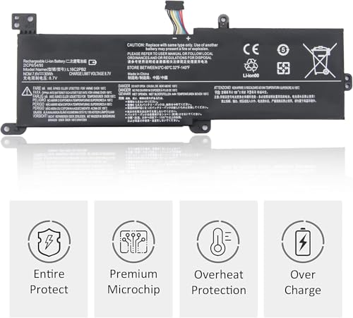 EARPIX L16M2PB1 L16M2PB2 Laptop Battery for Compatible Lenovo IdeaPad 330 17“ Series : IdeaPad 320-15 330-17AST/ 330-17IKB-81DK Battery