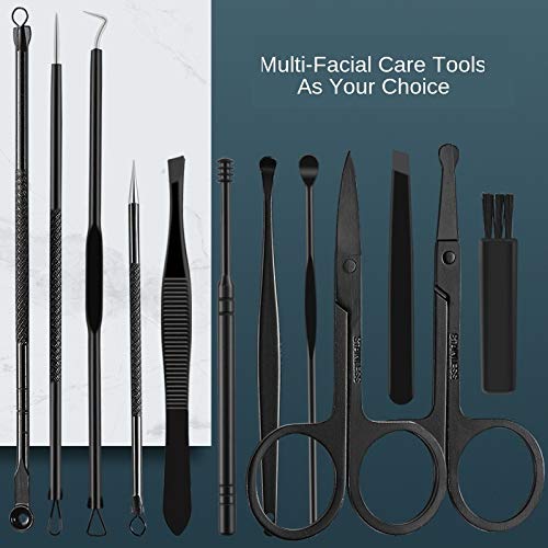 Kit de manucure en acier inoxydable SCRUBY, set de pédicure durable avec pince à épiler - 5