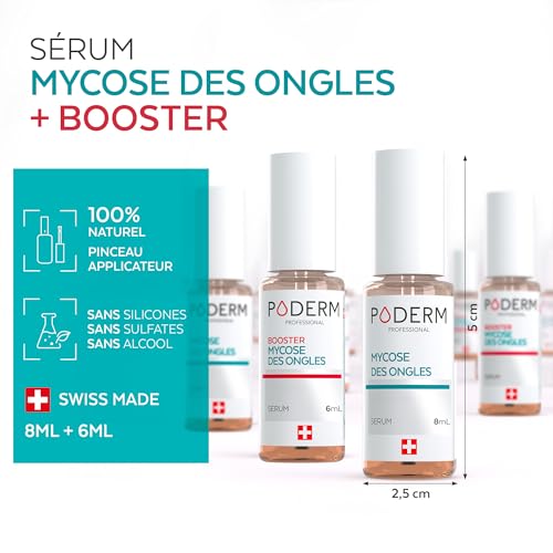 Traitement mycose des ongles difficiles à soigner : solution PODERM vernis et sérum - 6