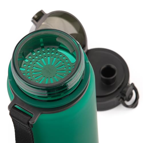 meteor Trinkflasche Kinder auslaufsicher 500 ml Tritan BPA-frei Smaragdgrün – Ansicht 3