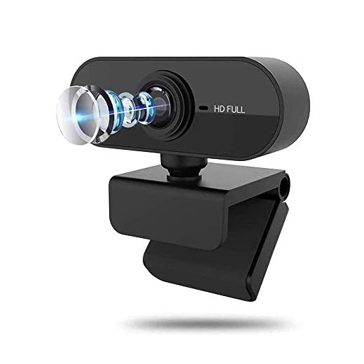 Webcam with Microphone, 1080P HD Web Camera Streaming Computer USB Web Camera for Zoom/Skype/YouTube/Facetime, Best Widescreen Camera for PC Mac Laptop Desktop