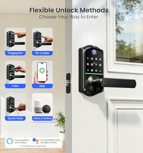 Smart biometric door lock