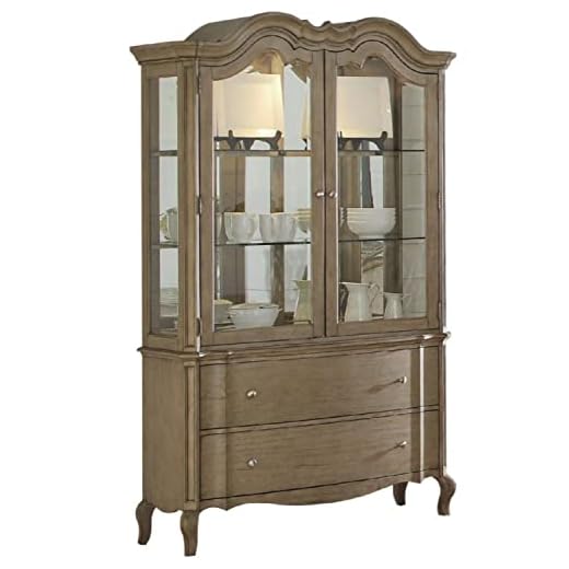 ACME Chelmsford Hutch & Buffet - - Antique Taupe