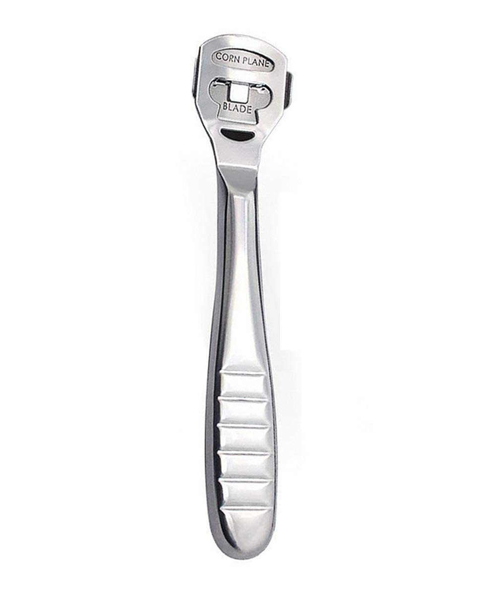Stainless Steel Callus Shaver Pedicure Dead Hard Skin Remover Heel Razor Cutter With Skin Rub For Foot Care, Removing Solid, Cracked Skin Cells-image-11