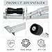 Datanly 2204 lbs Boat Trailer Rollers Large Load Capacity Boat Trailer Parts Bottom Support Bracket Accessories Steel Adjustable Support Bracket for Small Motors Sailing