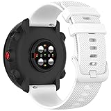 Fit for Polar Vantage M2 Watch Band Women Men, 22mm Quick Release Silicone Replacement Bands Straps Wristbands Bracelet Accessories Fit for Polar GRIT X/Polar Vantage M Smartwatch (White)