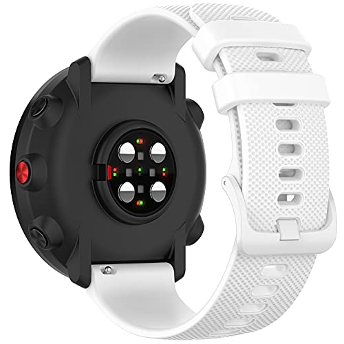 Fit for Polar Vantage M2 Watch Band Women Men, 22mm Quick Release Silicone Replacement Bands Straps Wristbands Bracelet Accessories Fit for Polar GRIT X/Polar Vantage M Smartwatch (White)